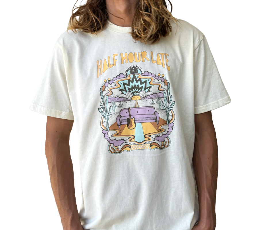 HHL Short Sleeve Shirt - Off White – Half Hour Late