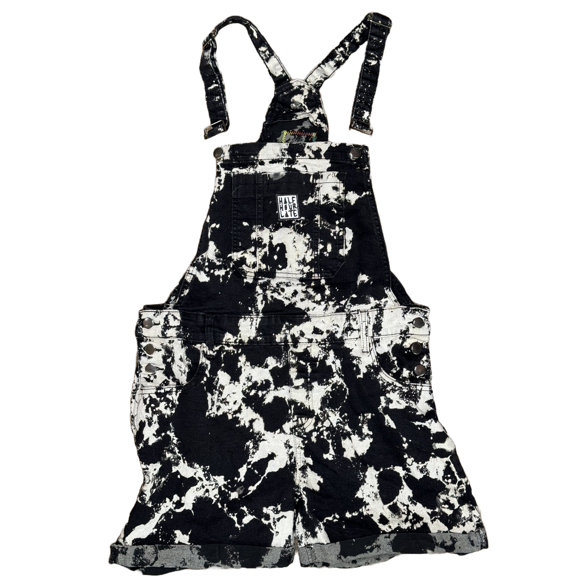 Tie Dye Short Overalls - HHL x NOIICE